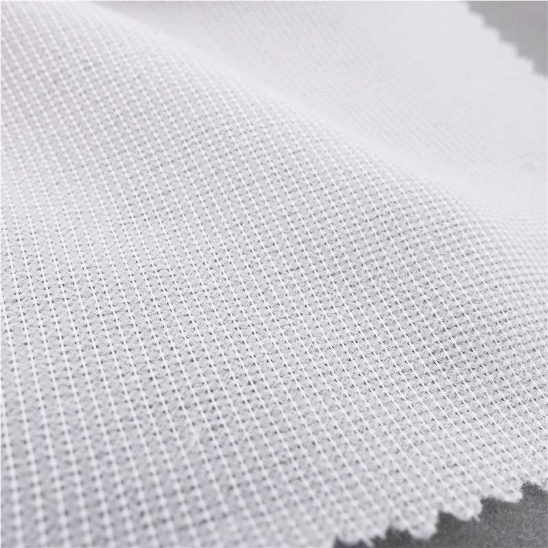 Factory 100% polyester fusing woven Warp Knitting adhesive Interlining ...